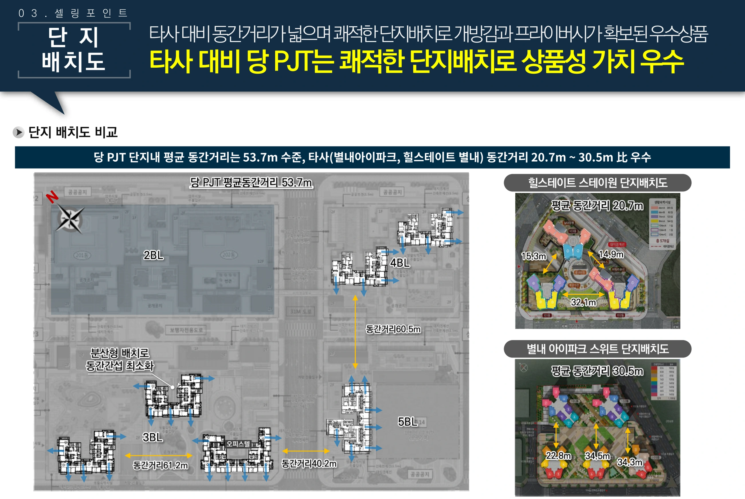쾌적한 단지배치